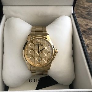 All gold authentic Gucci watch